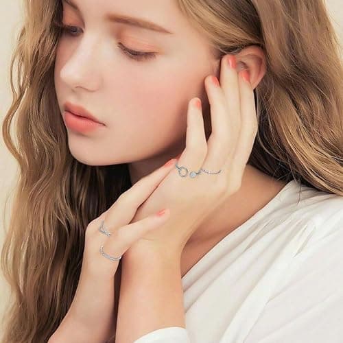NEWITIN 49 Pieces Gold Jewelry Set for Women Fashion Costume Jewelry Gold Plated Necklace Bracelet Ring Earrings Set for Women thumbnail 5