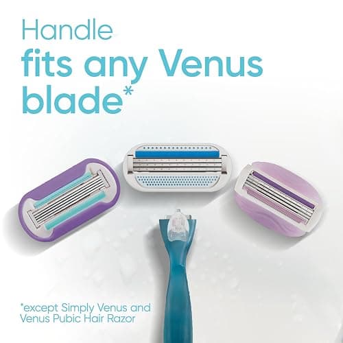 Gillette Venus Smooth Women's Razor Handle + 6 Refills with Soft-Grip Gel Handle thumbnail 7