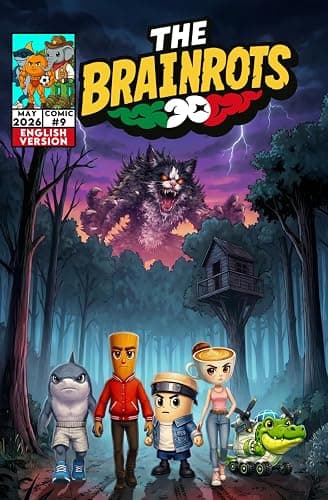 THE BRAINROTS #9 - Issue Nine [English Version] - The Comic with the Italian Brainrot Characters [Brainrot Cup Story 2/3]: 3 Complete Comic Stories in ... Brainrot characters [ English Version ]) - Image 1
