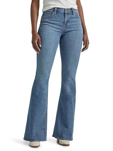 Lee Women's Legendary Mid Rise Flare Jean - Image 1