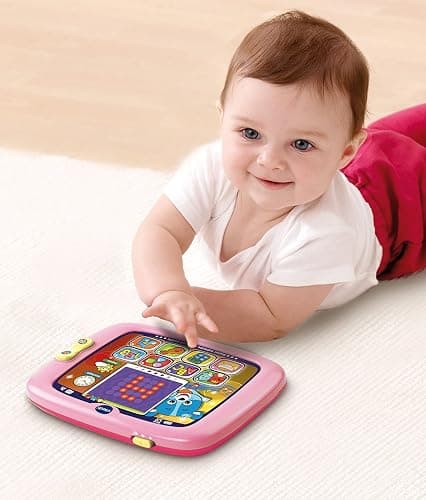 VTech Light-Up Baby Touch Tablet, Pink - Pink - Standard Packaging thumbnail 2