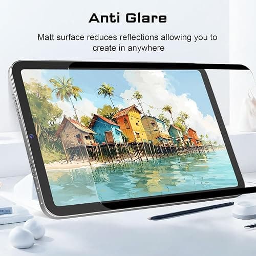 FOJOJO Magnetic Paper Screen Protector for iPad Mini 7 2024 (A17 Pro) & iPad Mini 6 8.3 Inch,Detachable and Reusable Nano Adsorption High Sensitive Anti Glare Matte Film for Note-Taking,Drawing, Art thumbnail 6