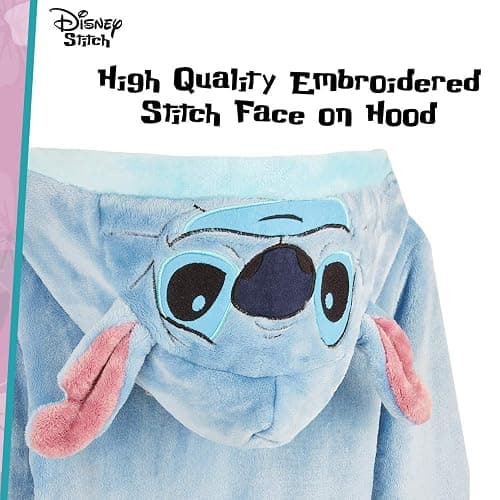 Disney Kids Dressing Gown, Lilo and Stitch Robe Girls Boys, Stitch Gifts thumbnail 5