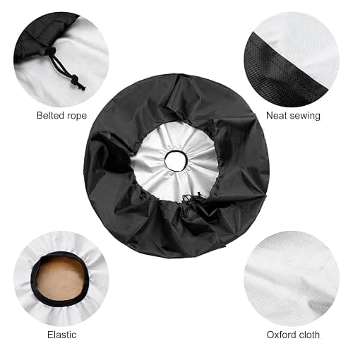 Foruidea Cowboy Cactus Spare Tire Cover with Backup Camera Hole Wheel Tire Cover Fit Trailer, RV, SUV and Many Vehicle 17inch thumbnail 4