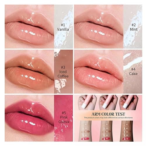 5PCS Summer Special Lip Balm Butter Set - Natural Shea Butter & Avocado Oil, Hydrating Non-Sticky&Lightweight, Soothes & Softens Dry Lips, Lip Care Gift Set thumbnail 5