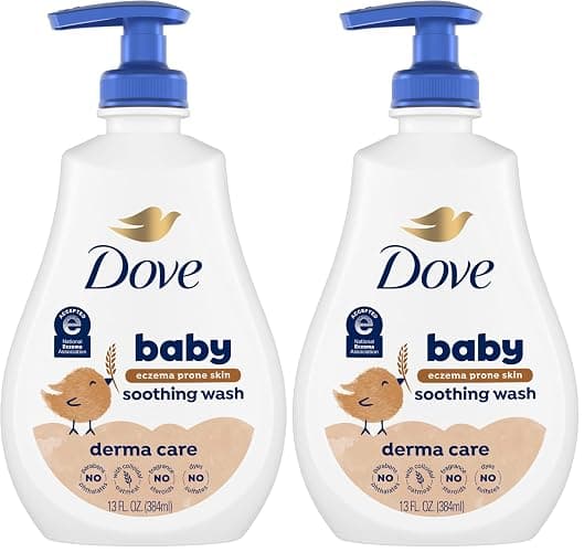 Baby Dove Derma Care Soothing Wash Skin Care with Colloidal Oatmeal Suitable for eczema prone skin 13 oz,(Pack of 2) - Image 1