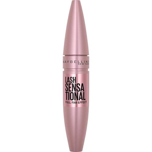 Maybelline Lash Sensational Washable Mascara, Lengthening and Volumizing for a Full Fan Effect, Blackest Black, 1 Count thumbnail 9
