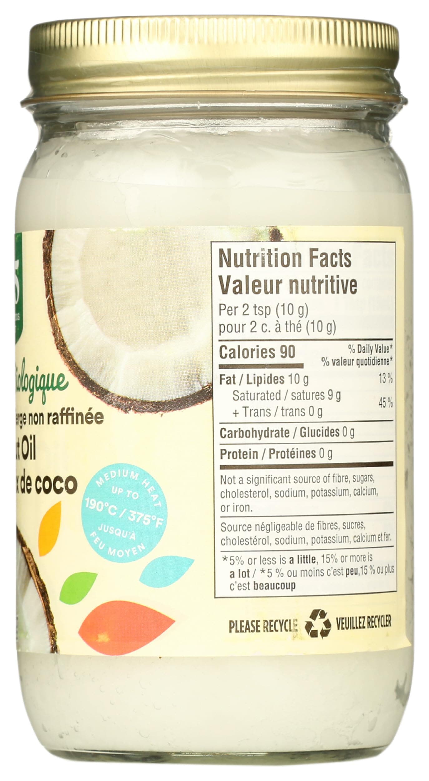 365 by Whole Foods Market, Organic Unrefined Coconut Oil Virgin, 14 Fl Oz thumbnail 2