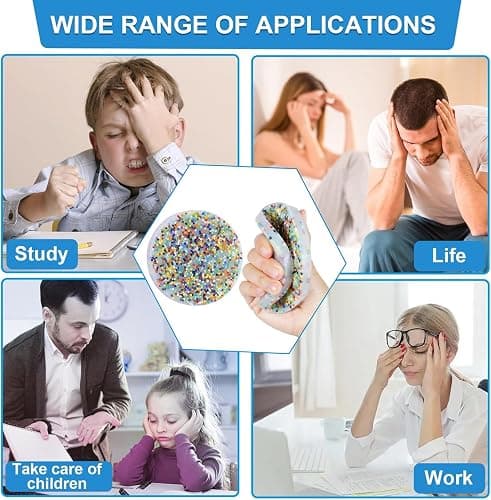 Zeng Zhang Picky Pad Fidget, A Pimple Popping Toy with Tweezers Relief from Trichotillomania, ADHD and OCD, CE CPC Certification, Food Grade Silicone (Challenge Edition -2PCS/2.36IN) thumbnail 5