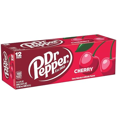 DR PEPPER - CHERRY, 12 OZ, 12 PK thumbnail 7