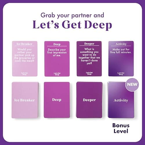 WHAT DO YOU MEME? Let’s Get Deep by Relatable – Valentine’s Day Couples Game, Intimacy Card Game with 200 Questions, Perfect for Date Nights, Girlfriend Gifts & Meaningful Couples Gifts thumbnail 3