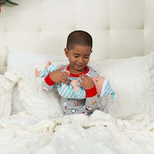 Melissa & Doug Mine to Love Luke & Lucy Realistic Twin Baby Dolls (15-inch) - Dolls and Accessories with Pacifiers for Pretend Play, Toddler Toys for Ages 18M+ thumbnail 8