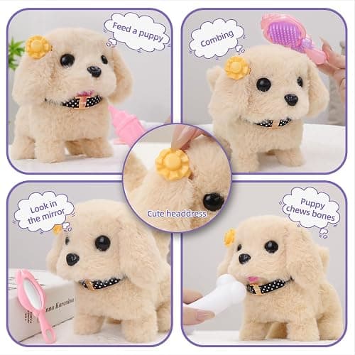 Vanvimen 16 Pcs Robot Dog Toys for Girls, Toys for 3 4 5 6 7 8 Year Old Girls Kids Boys, Realistic Robot Puppy Toddlers Girl Toy for 5-7 6-8, Ideas Birthday Gifts for Girl 3 4 5 6 Year Old thumbnail 8