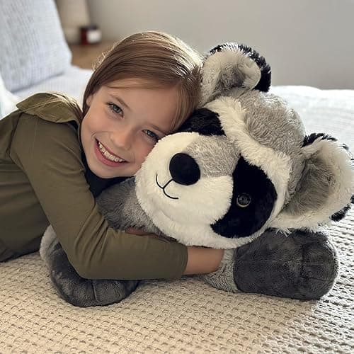 BENINY Giant Raccoon Plush Stuffed Animal 30" - Oversized Raccoon Plushies - Fluffy Big Stuffed Racoon Toy Birthday Gifts for Kids - Sweet Companion thumbnail 3
