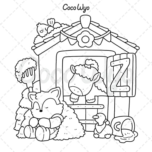 Little Cuddles: Coloring Book for Adults and Teens Featuring Cute Animal Friends for Relaxation (Cozy & Cute Coloring) thumbnail 7