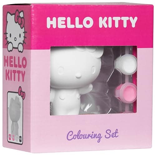 Hello Kitty Paint Your Own Plaster Figure Set for Girls Teenagers DIY Crafts Art Set Activity - Kawaii Gifts for Girls - Image 1