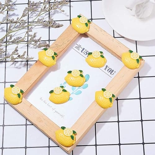 LiQunSweet 20 Pcs Flatback Cabochons Lemon Fruit Yellow Miniature Food Art Supply Decoden Charm DIY Embellishment Phonecase Hair Clip Craft Jewelry Making thumbnail 5