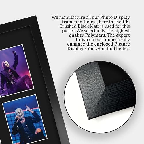 HWC Trading Corey Taylor Gifts Printed Signed Autograph Picture for Music Memorabilia Fans - 16" x 12" Framed thumbnail 6