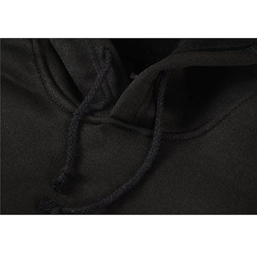 MUOUEAOU Hoodie Printed Women Hooded Sweatshirt for Unisex Autumn Winter Drawstring Fleece Lined Sweatshirt Kangaroo Pocket Large Size Thin Streetwear thumbnail 7