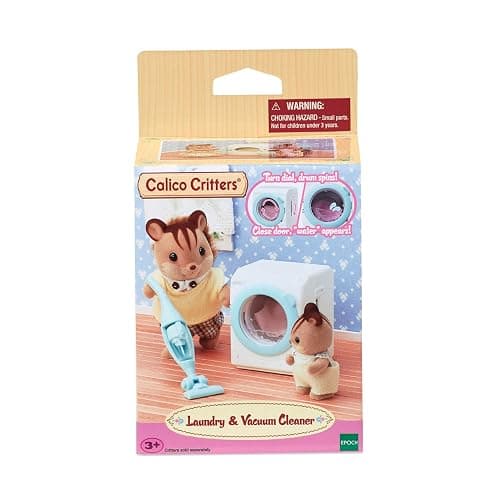 Calico Critters, Doll House Furniture and Décor, Laundry & Vacuum Cleaner thumbnail 5