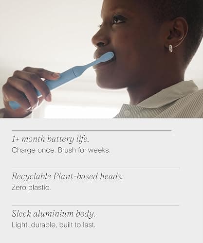 SURI 2.0 New Sonic Electric Toothbrush with Pressure Sensor & UV-Cleaning Travel Case | 1 Month+ Battery | Electric Toothbrush for Adults | Travel Toothbrushes | Tooth Brush | Blue thumbnail 9