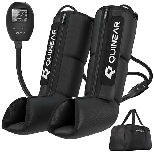 Leg Recovery System for Athletes, Air Compression Recovery Boots Massager for Circulation and Pain Relief - 9 Intensities 60-140 mmHg - FSA-HSA Eligible - Image 1