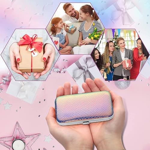 Aceoce Manicure Set Women Nail Clippers Professional Manicure Pedicure Kit Stainless Steel Nail Cutter Grooming Kit Personal Care Tool with Travel Case Gifts for Women Her Valentine's Day Mother's Day thumbnail 5