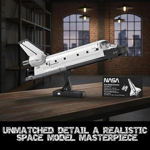 NASA Space Shuttle Discovery Model 1:85 Scale Official Licensed Building Set with Hubble Telescope C56052W thumbnail 3