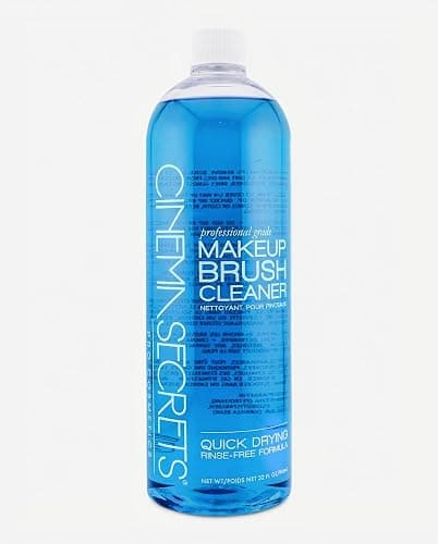 Cinema Secrets Original Blue Vanilla Makeup Brush Cleaner Solution - Professional Cleanser for Makeup Brushes - Quick-Drying, Rinse-Free Formula - Removes Stubborn Waterproof Make Up (32 fl oz) thumbnail 9