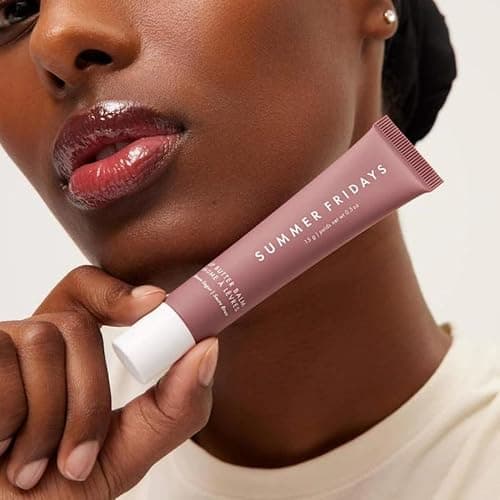 Summer Fridays Tinted Lip Butter Balm - Conditioning Vegan Lip Balm for Instant Moisture, Shine & Hydration - Sheer-Tinted, Soothing Skincare - Brown Sugar (.5 Oz) thumbnail 4