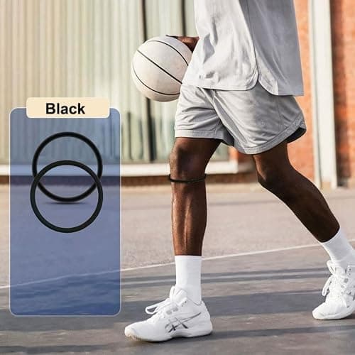 6pcs Patellar Tendon Support Straps,Silicone Patella Knee Brace for Knee Pain Relief,Flexible Patella Band for Sports Men Women thumbnail 6