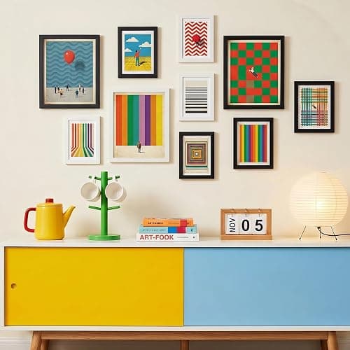 Fixwal 4x6 Picture Frame Set of 3 with Plastic Cover, PVC, White | Shatter Resistant Plastic Cover, Thin Border and Light Weight，Wall or Tabletop Decor thumbnail 2