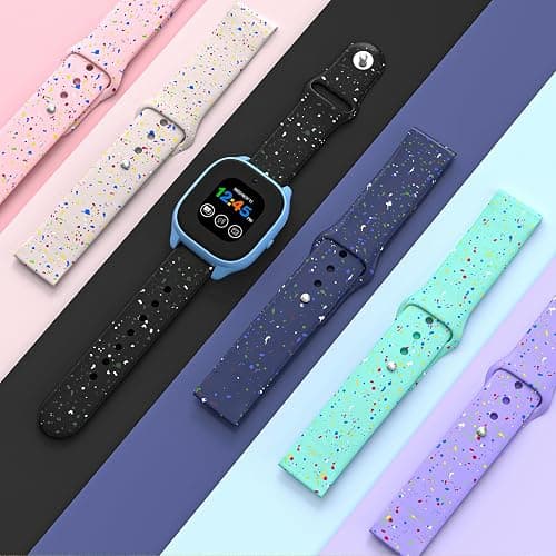 Polyjoy Soft Sport Replacement Strap, Silicone Band Compatible with Gizmo Watch 3, Adventure 3, 2, 1 Disney/Gabb/SyncUP kids/Cosmo Jr/AT&T amiGO Jr Watch, 20mm thumbnail 7
