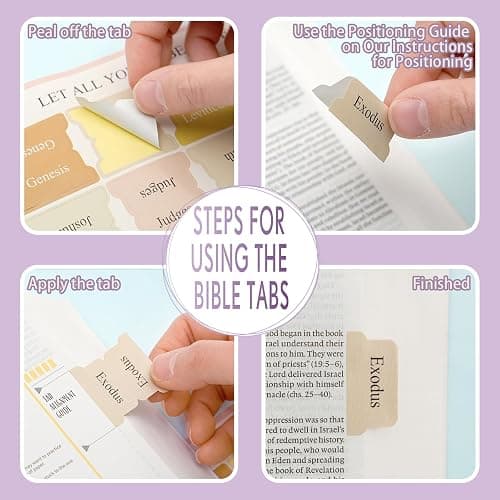 XKDOUS Bible Journaling Kit, Bible Study Supplies, Morandi Colored Bible Study Kit, Bible Journaling Supplies with 12 Pastel Bible Highlighter and 90 Bible Tabs Set, 5 Smooth Bible Pens and More thumbnail 7