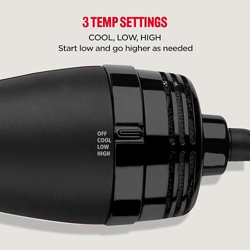 REVLON One-Step Volumizer Hair Dryer and Styler – Easy Salon-Style Blowouts – Less Frizz, More Shine, and Reduced Heat Damage, for All Hair Types and Lengths (Black) thumbnail 7