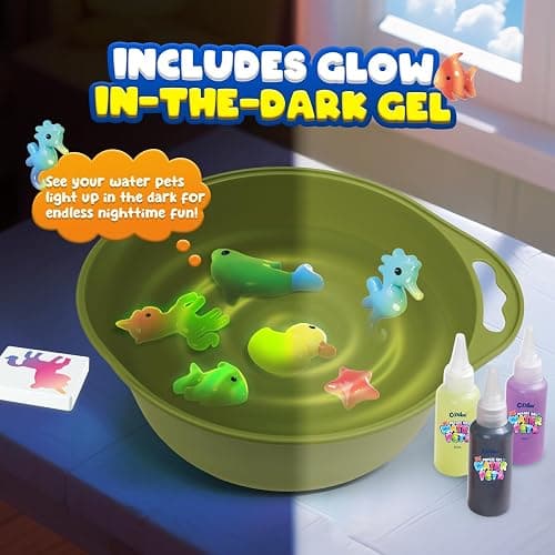 Magic Water Elf Toy Craft Kits for Kids, DIY Your Own Aqua Fairy Water Pets & Squishy Maker Toys with 10 Magic Gels and 8 Molds, Art Supplies Arts and Crafts for Kids Boys and Girls Ages 4-8 6-8 thumbnail 3