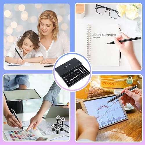 Gifts for Men Fidget Pen - Christmas Stocking Stuffers for Teen Ages 15+, White Elephant Gifts for Adults, Anniversary Birthday Gift for Him, Cool Gadget for Men Best for Stress Relief and Kill Time thumbnail 6