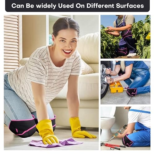 YKTSUJ Women Men Knee Pad Suitable for House Working, Floor and Carpet Cleaning, Gardening Maintain, Construction Work, High Elastic Fabric Men Knee Pads Protect Knee Safety thumbnail 6