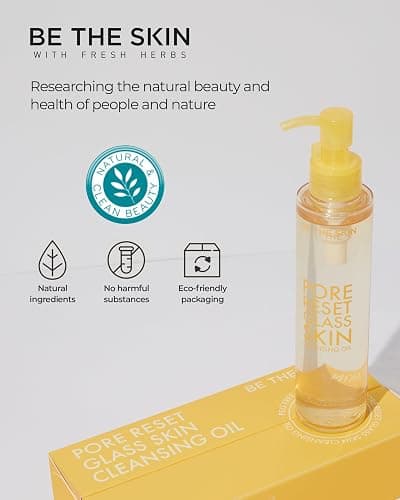 BE THE SKIN Glass Skin Cleansing Oil - 7 Plant Oils + Centella Exosomes & Squalane, Melts Waterproof Makeup & Blackheads, Lightweight Fast-Emulsifying Formula for All Skin Types | 5.07 fl oz thumbnail 7