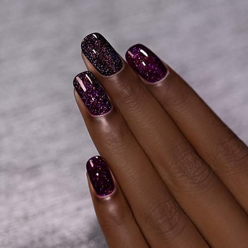 ILNP Madeline - Delicious Dark Berry Holographic Nail Polish, Chip Resistant, 7-Free, Non-Toxic, Vegan, Cruelty Free, 12ml thumbnail 6