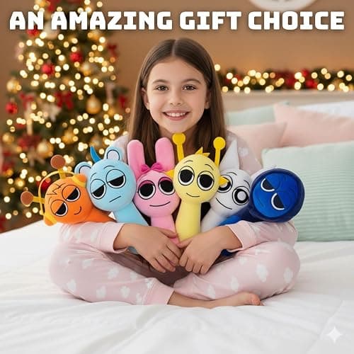 Soft Plush Toys Set – Phase 1 Soft Stuffed Characters, Adorable Collectible Plush Dolls, Great for Fans & Kids (6 pcs) thumbnail 3