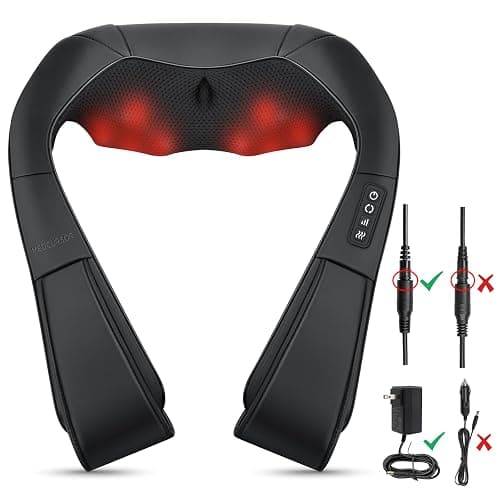 Medcursor Neck Massager - Portable Electric Neck and Back Massager with Heat, Deep Tissue 3D Kneading Pillow for Muscle Pain Relief, Ideal Father’s Day Gift, Not Cordless thumbnail 2