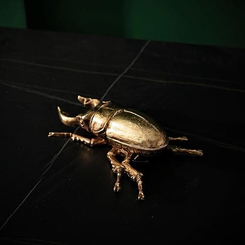 Xinleitan Gold Insect Wall Decor - Unique Bug and Beetle Design Gold Resin, Perfect for Victorian and Modern Home Decor thumbnail 6