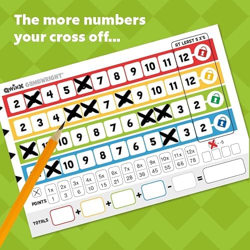 Qwixx: The frantic dice rolling game that everyone plays at once! For ages 8+ thumbnail 5