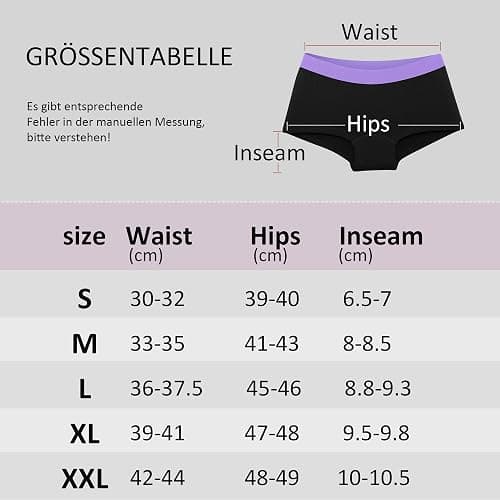 Libella Confezione da 6 Mutande Donna Cotone Slip Donna Elasticizzato Biancheria Intimo Traspirante Comode Culotte Confezione Mutandine da Donna thumbnail 7