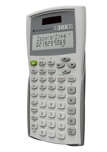 Texas Instruments TI-30XIIS Scientific Calculator, White thumbnail 4