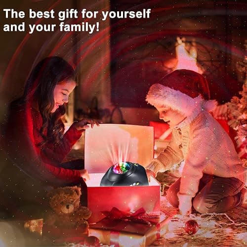Star Projector, CIMELR Galaxy Projector with Music Bluetooth Speaker and White Noise,Night Light Projector with Remote Control,Northern Lights Aurora Projector for Home Decor,Bedroom,Ceiling (Black) thumbnail 7