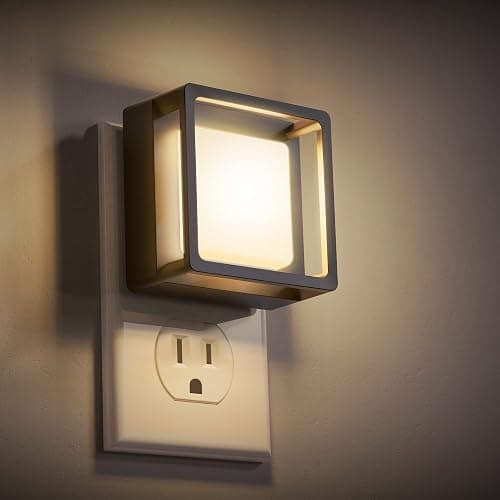 DORESshop LED Night Light, Night Lights Plug Into Wall [2 Pack] with Dusk-to-Dawn Sensor, Dimmable Nightlights, Adjustable Brightness for Bathroom, Hallway, Bedroom,Kids Room,Stairway,Soft White - Image 1