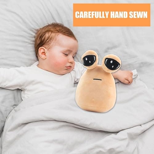 My Pet Alien Plush Toy 25CM/10Inch - Cute Stuffed Animal Doll for Fans Gift - Kawaii Plushie Game Toy thumbnail 5