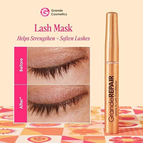 Grande Cosmetics GrandeREPAIR Leave-In Lash Conditioner Strengthens, Softens & Protects with Biotin Peptide & Nourishing Oils- Invisible Formula to Prevent Breakage, Support Healthier Lashes (0.10 oz) thumbnail 2